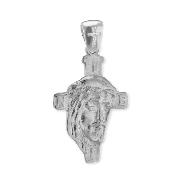 Sterling Silver Jesus Christ Pendant and Medallions (34 x 18 mm)