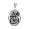 Sterling Silver Muhammad Pendant (43 x 23 mm)