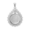 Sterling Silver Allah Pendant (43 x 28 mm)