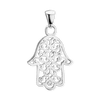 Sterling Silver Hamsa Pendant (32 x 17 mm)