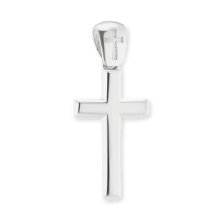 Sterling Silver Classic Cross Pendant (26 x 11 mm)