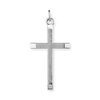 Sterling Silver Classic Cross Pendant (45 x 23 mm)