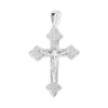 Sterling Silver Trefoil Crucifix Pendant (51 x 30 mm)