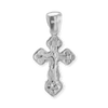 Sterling Silver Trefoil Crucifix Pendant (26 x 13 mm)