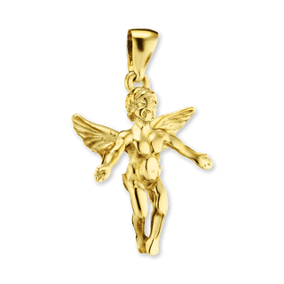 Sterling Silver Angel Pendant (27 x 16 mm)