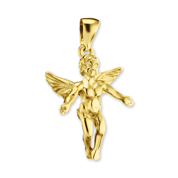 Sterling Silver Angel Pendant (27 x 16 mm)