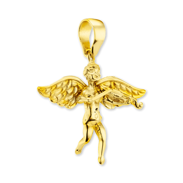 Sterling Silver Angel Pendant (26 x 30 mm)