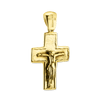 Sterling Silver Freeform Crucifix Pendant (32 x 18 mm)