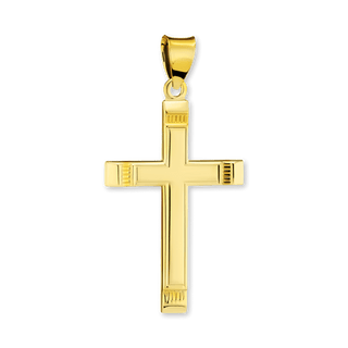 Sterling Silver Classic Cross Pendant (38 x 19 mm)