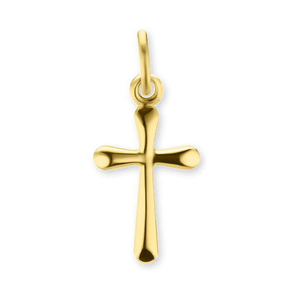 Sterling Silver Passion Cross Pendant (19 x 9 mm)