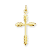 Sterling Silver Wheat Cross Pendant (32 x 17 mm)