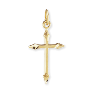 Sterling Silver Passion Cross Pendant (24 x 12 mm)