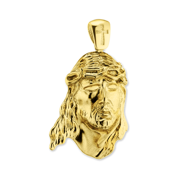 Sterling Silver Jesus Christ Pendant and Medallions (39 x 22 mm)