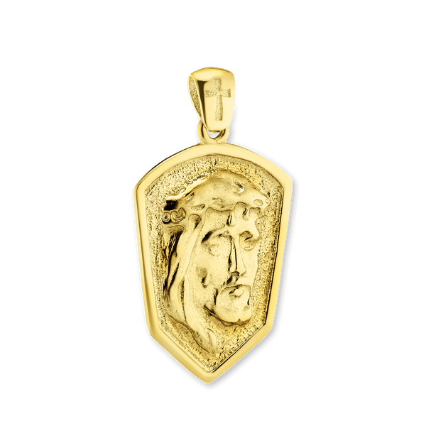 Sterling Silver Jesus Christ Pendant and Medallions (34 x 18 mm)