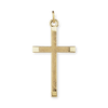 Sterling Silver Classic Cross Pendant (45 x 23 mm)