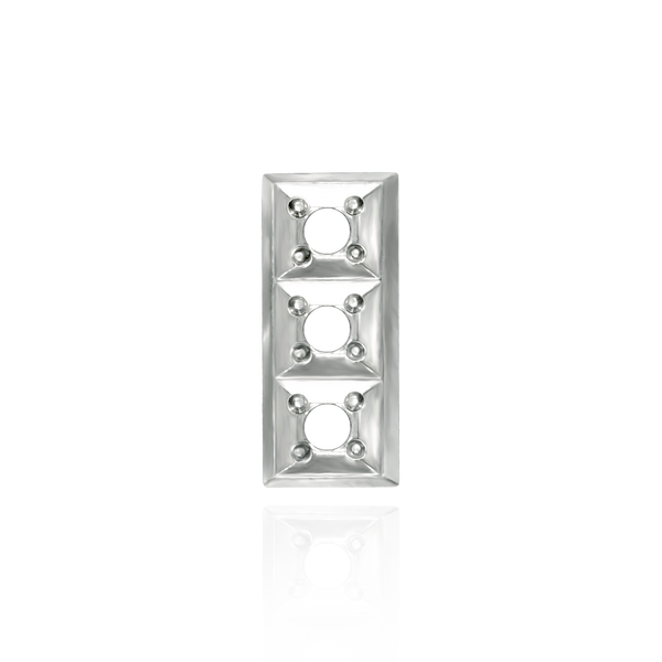 3 Round Stone Flat Tops (3 x 2.80 mm - 3 x 5.20 mm)