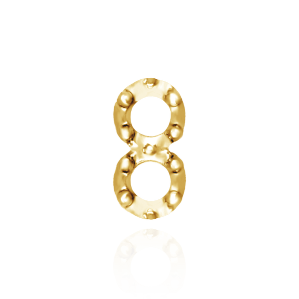 Strip Settings for 2 Round Stones (9.00 x 6.00 mm - 10.00 x 6.00 mm)