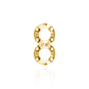 Strip Settings for 2 Round Stones (9.00 x 6.00 mm - 10.00 x 6.00 mm)