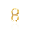 Strip Settings for 2 Round Stones (9.00 x 6.00 mm - 10.00 x 6.00 mm)