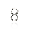 Strip Settings for 2 Round Stones (9.00 x 6.00 mm - 10.00 x 6.00 mm)