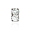 Strip Settings for 2 Round Stones (9.00 x 6.00 mm - 10.00 x 6.00 mm)