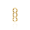 Strip Settings for 3 Round Stones (13.50 x 4.80 mm - 14.60 x 6.00 mm)