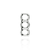 Strip Settings for 3 Round Stones (13.50 x 4.80 mm - 14.60 x 6.00 mm)