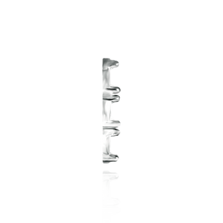 Strip Settings for 3 Round Stones (13.50 x 4.80 mm - 14.60 x 6.00 mm)