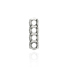 Strip Settings for 4 Round Stones (17.80 x 4.80 mm - 19.50 x 6.20 mm)