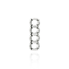 Strip Settings for 4 Round Stones (17.80 x 4.80 mm - 19.50 x 6.20 mm)