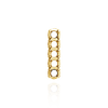 Strip Settings for 5 Round Stones (21.70 x 5.00 mm - 24.40 x 6.20 mm)