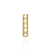 Strip Settings for 5 Round Stones (21.70 x 5.00 mm - 24.40 x 6.20 mm)