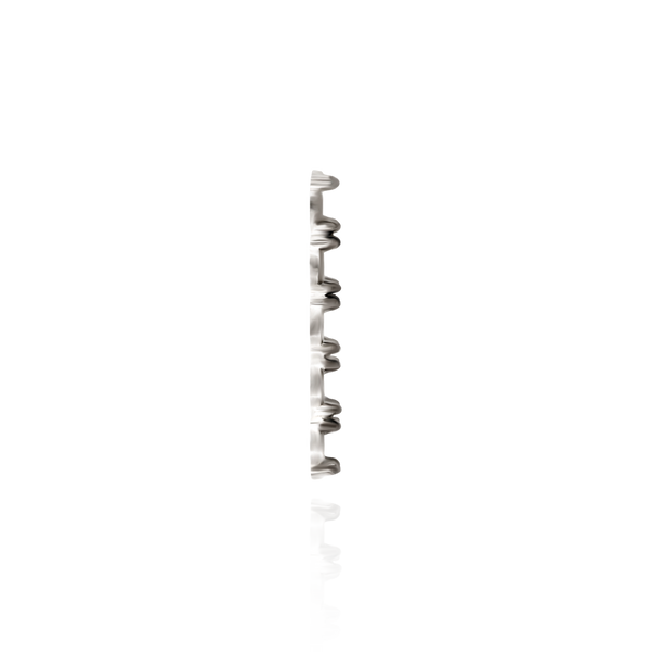 Strip Settings for 5 Round Stones (21.70 x 5.00 mm - 24.40 x 6.20 mm)