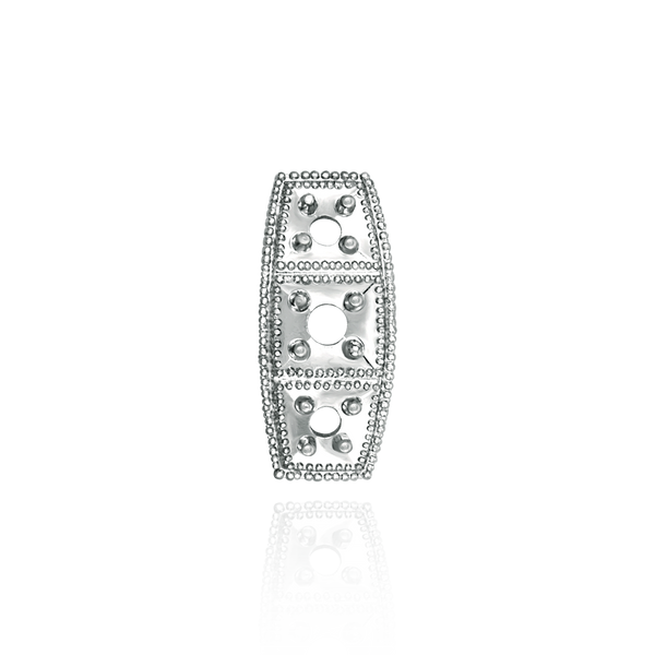 3 Round Stone Curved Tops (1 x 3.60 mm)