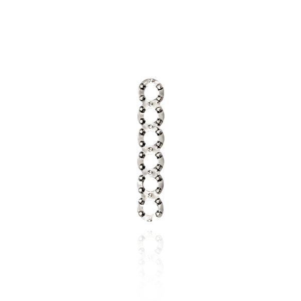 Strip Settings for 6 Round Stones (26.40 x 4.70 mm - 29.00 x 6.20 mm)