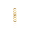 Strip Settings for 6 Round Stones (26.40 x 4.70 mm - 29.00 x 6.20 mm)