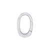 Oval Open In Chain Connectors / Charm Hangers / Carabiners (7.5 x 12 mm - 8.5 x 13.5 mm)