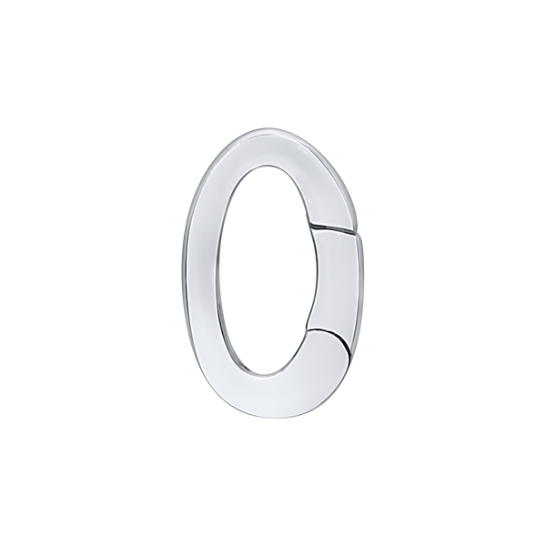 Oval Open In Chain Connectors / Charm Hangers / Carabiners (7.5 x 12 mm - 8.5 x 13.5 mm)