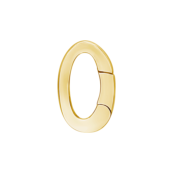 Oval Open In Chain Connectors / Charm Hangers / Carabiners (7.5 x 12 mm - 8.5 x 13.5 mm)