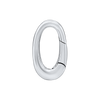 Oval Open In Chain Connectors / Charm Hangers / Carabiners (7.5 x 12 mm - 8.5 x 13.5 mm)