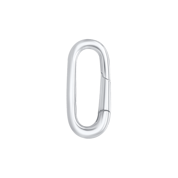 Oval Open In Chain Connectors / Charm Hangers / Carabiners (7.5 x 12 mm - 8.5 x 13.5 mm)