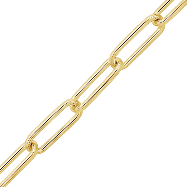 Bulk / Spooled Heavy Round Paperclip Chain in 14K Gold-Filled (5.00 mm - 9.00 mm)