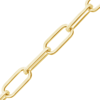 Bulk / Spooled Heavy Square Paperclip Chain in 14K Gold-Filled (9.00 mm)