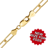 Finished Light Paperclip Bracelet in 14K Gold-Filled (2.30 mm - 4.00 mm)