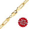 Finished Paperclip Cable Anklet in 14K Gold-Filled (1.60 mm- 4.00 mm)