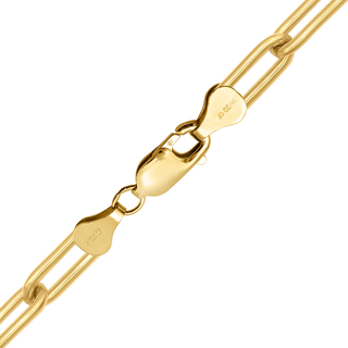 Finished Paperclip Cable Anklet in 14K Gold-Filled (2.50 mm - 4.00 mm)