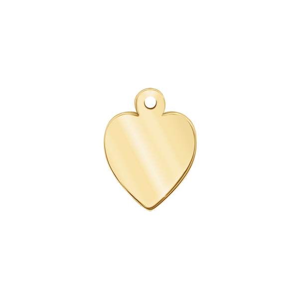 Heart Charm in Gold-Filled (.018" Thickness)