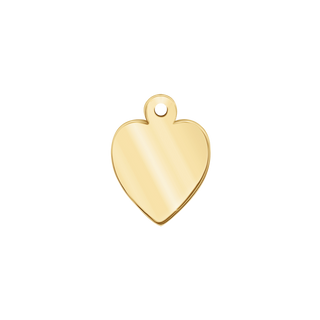 Heart Charm in Gold-Filled (.018" Thickness)