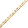 Round Tennis Necklace Chain By The Inch in 14K Gold (No Clasp)