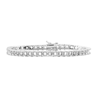 Tennis Bracelet Mounting in Sterling Silver (2 mm - 4 mm)